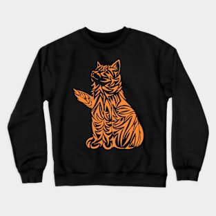 Cat Crewneck Sweatshirt